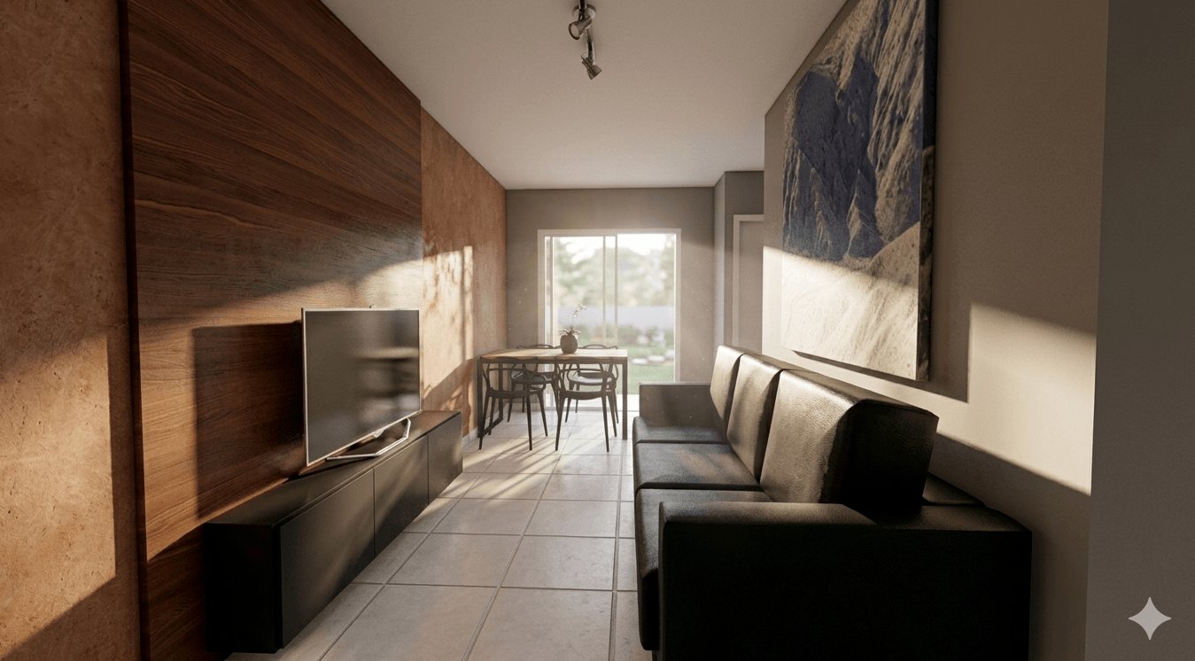 Sala de Estar — Layout Compacto 1