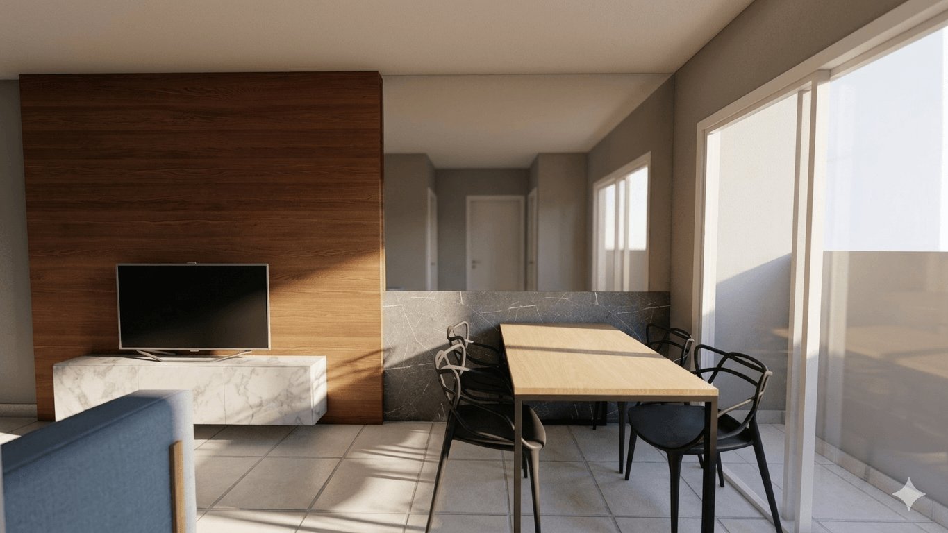 Sala de Jantar — Layout Moderno 1